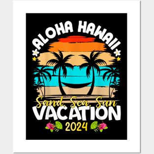 Family Vacation Hawaii 2024 Matching Summer Vacation 2024 Posters and Art